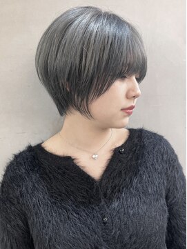 ロンドシエル 横浜(Lond ciel) オリーブグレー/レイヤーカット/黒髪/マロンベージュ/横浜