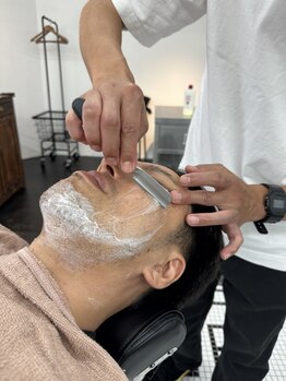 バーバーミキ(BARBER MIKI)の写真/床屋と言えばシェービング　至福の時間！　<理容室><メンズ/床屋>