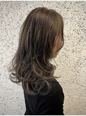 ハイライトカラー×ニュアンスカール