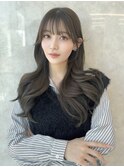 レイヤーカット韓国ヘア