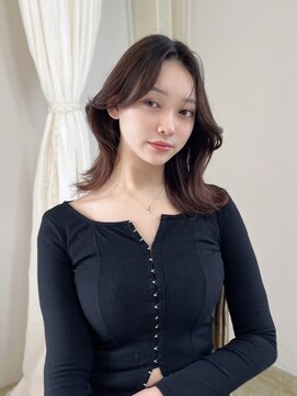 ノイズ エコル(Hair&Make NOISM ekolu ) くびれミディアム×透明感カラー