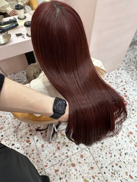 ボタン シブヤ(VOTAN SHIBUYA) 韓国ヘア/チェリーレッド/艶感カラー/暖色系