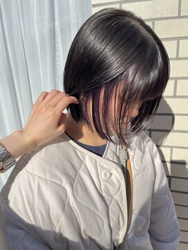 シスタ(SISTA) 伸ばしかけ小顔ヘアおしゃれ女子インナーカラー