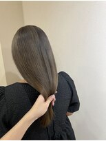 ヘアーアートミュージアム(Hair Art Museum) グレージュ/ダブルカラー/アローブトリートメント