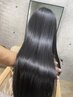カット＋『W髪質改善』艶出し縮毛矯正or酸性ストレート＋水素トリートメント