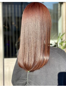 エルメ バイ アンフィー(Elme by anphi) 【Elme　八柱】髪質改善カラー×オレンジブラウン