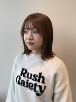 サラ ビューティー サイト 古賀店(SARA Beauty Sight) ブリーチなしダブルカラー/まろやかベージュ/大人かわいい/艶髪