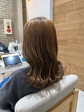 サロン LH(salon LH) 顔まわりレイヤー/くびれロング/ブラウンベージュ