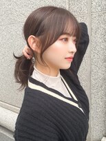 アフロート トウキョウ(AFLOAT TOKYO)&nbsp;似合わせ小顔前髪顔まわりカットサイドバング後れ毛レイヤー