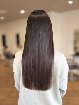 オーダイム(ou' dime) ショートブリーチボブレイヤーカット髪質改善縮毛矯正