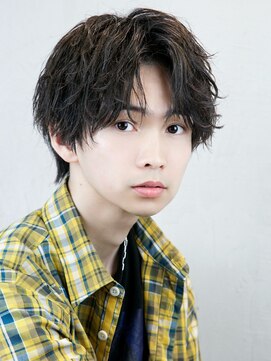 ザ サードヘアー 柏(THE 3rd HAIR) シャドウパーマ　センターパート