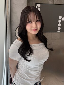 ニール(nier) 韓国/レイヤーカット/黒髪レイヤー/顔まわりカット/広島美容院