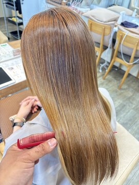 フレイムス ヘアアンドリラックス 大宮東口店(Frames) 髪質改善×ノンアルカリストレート