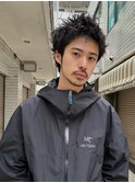 シャドウパーマ/フェザーショート/刈り上げないショート