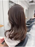 大人ベージュブラウンロング【RISA】
