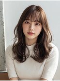 上品ゆるふわミディアム[伊丹駅/髪質改善/白髪染め]