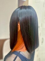 エターナルバイマティーナ(Eternal by MATINA)&nbsp;【コーラルオレンジ/胸上ボブ】池袋美容室