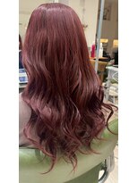 ユーミー(yume by aura)&nbsp;#艶ロング #深みレッドカラー #デザインカラー