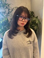 ラヴィズム 長岡店(LUVISM)&nbsp;韓国/顔周りレイヤー/ダブルカラー/ベージュ/前髪新潟長岡宮関