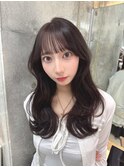 イメチェンヘアスタイル小顔に見せるヘアココアベージュ