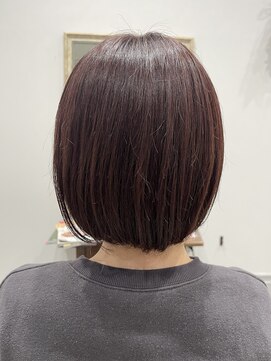 まとまり◎ あご下ボブ