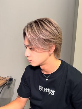 リッチブランドアンドコー(Rich Brand&Co) アップバングセンターパートツイストスパイラルバレイヤージュ