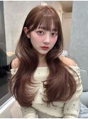 韓国風レイヤーロング