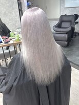 ノルン 表参道店(NORN)&nbsp;ミディアムレイヤーボブイメチェンピンクベージュ前髪