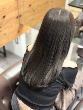 ロックス バイ マグ 松本(rocks BY MAG) 10代20代イエベブリーチ無しワンカラー透明感オリーブグレージュ
