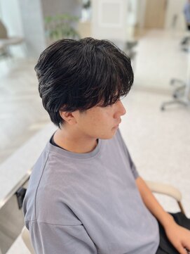 アッシュ 宮前平店(Ash) 【爽やかナチュラルショート×ニュアンスパーマ】