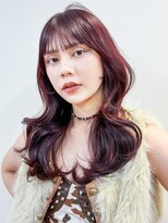 シオン(shion)&nbsp;ワインレッド×ヨシンモリヘア_F1677