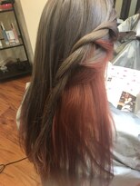 フルール バイ サファリ(fleur by safari)&nbsp;【インナーカラー】お客様style×カッパーオレンジ