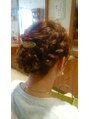 ルレフヘアー(RuReFu@hair)&nbsp;編み込みアップスタイル。崩れにくいスタイルです。