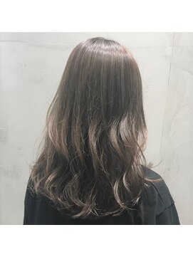アンド バイ ヘアサロン(AND by hair salon) オリーブアッシュカラー