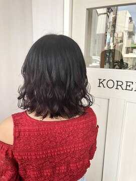 コレロ ヘアー(KORERO hair) ボブ×ボルドー