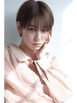 ヘアーアンドメイク シーク 八王子(HAIR&MAKE SeeK) ショート シースルーバング