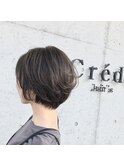 大人のこなれショートボブ
