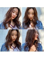 レオニード 表参道(LEONID)&nbsp;【春夏オススメ】セミロング　デジタルパーマ　ゆるウェーブ