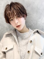 アイティー バイ アルバム 中野店(IT by ALBUM)&nbsp;ウザバング丸みショート_厚めバングローライト_47039