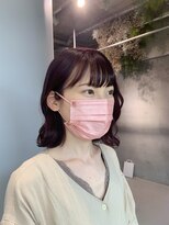 リル 住吉店(LiL)&nbsp;チェリーピンク×切りっぱなし→2022 金岡