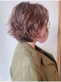 【morio原宿】前髪なしボブ　スパイラルパーマ　ショートパーマ