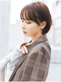 大人女子ショートボブ