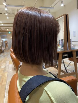 ネオリーブエム(Neolive em;) 【 ボブ×ラベンダーベージュ 】