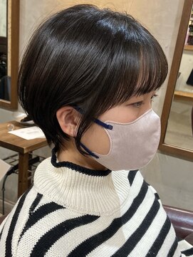 トレヘアー(tRe hair) ショート斜めバング 20代 30代 40代 人気