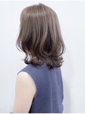 アッシュグレー×レイヤーミディ