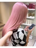 5175ニュアンスカラーホワイトピンクオンブレミルクティーピンク