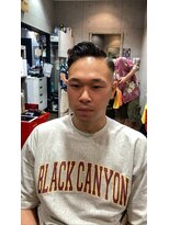 グロウヘアワークス(grow hair works)&nbsp;サイドパート×スキンフェード