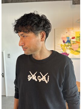 ルーメン 岐阜(ROOO MEN) カット+スペインカール