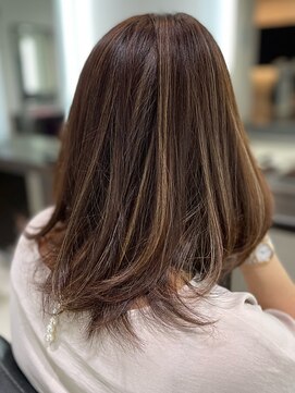 ヘアーサロン ソシエ 二子玉川店 白髪ぼかし大人ショート大人ボブ30代40代50代60代二子玉川