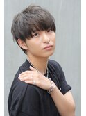 ツイストスパイラルパーマツーブロックマッシュメンズマッシュ